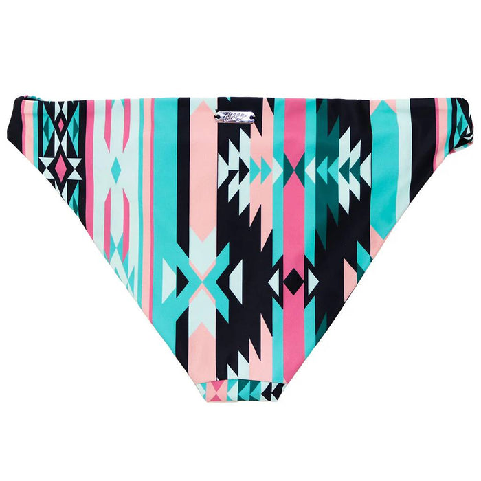 Hooey Women's Rally Aztec Print Reversible Bikini Bottom