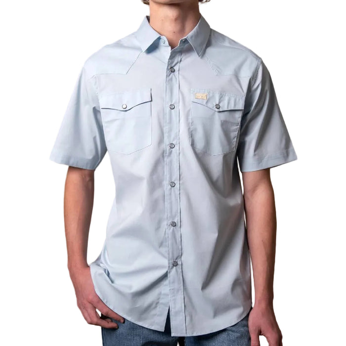 Kimes Ranch Men's Rio Light Blue Pearl Snap Shirt MEN - Clothing - Shirts - Short Sleeve Kimes Ranch