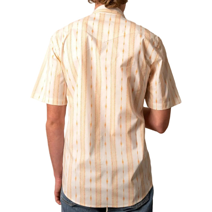 Kimes Ranch Men's Sonny Orange Pearl Snap Shirt MEN - Clothing - Shirts - Short Sleeve Kimes Ranch