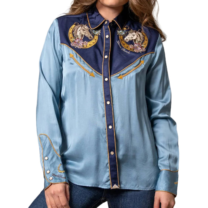 Kimes Ranch Women's Merada Mid Blue Top WOMEN - Clothing - Tops - Long Sleeved Kimes Ranch