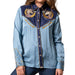 Kimes Ranch Women's Merada Mid Blue Top WOMEN - Clothing - Tops - Long Sleeved Kimes Ranch