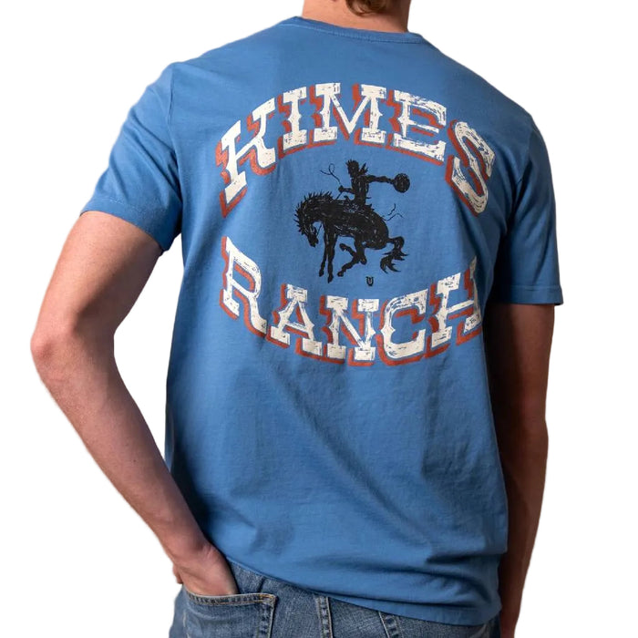 Kimes Ranch Men's Lucky B Bucking Mid Blue Tee MEN - Clothing - T-Shirts & Tanks Kimes Ranch