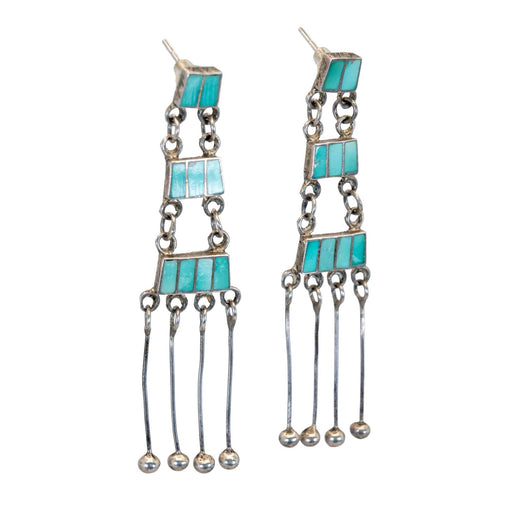 Vintage Inlay Dangle Earrings WOMEN - Accessories - Jewelry - Earrings Linda Winter