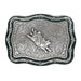 Crumrine Rectangle Barbed Wire Edge Bull Rider Buckle ACCESSORIES - Additional Accessories - Buckles M&F Western Products
