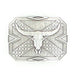 Nocona Rectangle Diamond Steerhead Skull Buckle ACCESSORIES - Additional Accessories - Buckles M&F Western Products