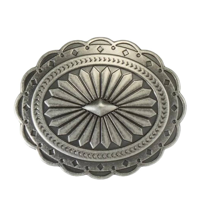 Blazin Roxx Oval Diamond Sunburst Buckle ACCESSORIES - Additional Accessories - Buckles M&F Western Products
