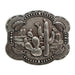 Blazin Roxx Rectangle Smooth Edge Cactus Feathers Buckle WOMEN - Accessories - Belts M&F Western Products