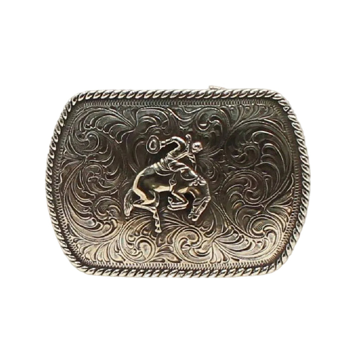 Crumrine Rectangle Rope Edge Bronc Buckle ACCESSORIES - Additional Accessories - Buckles M&F Western Products