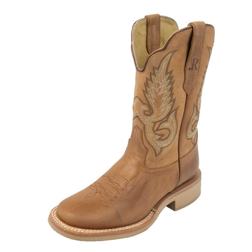 R. Watson Men's Round Toe Desert Tan Cowhide Western Boot MEN - Footwear - Western Boots R Watson