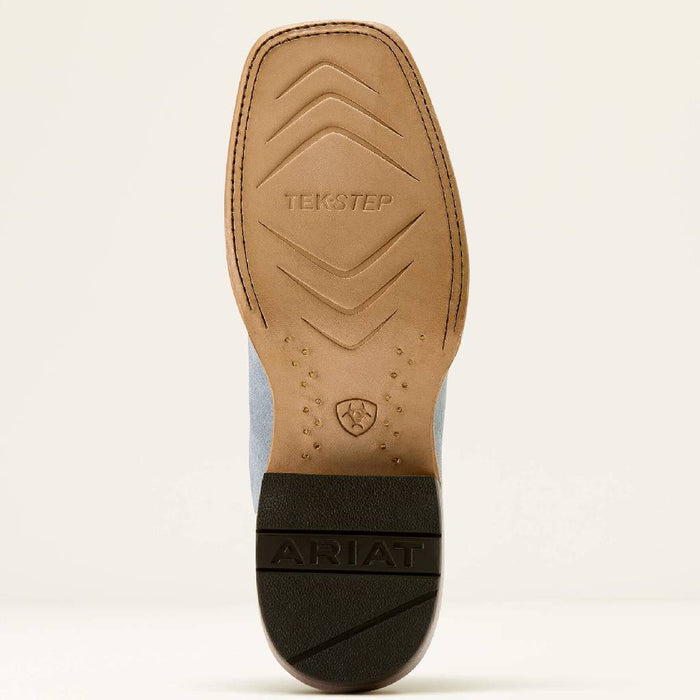 Ariat Women's Square Toe Riata Western Baby Blue Jean Suede Boot WOMEN - Footwear - Boots - Western Boots Ariat Footwear