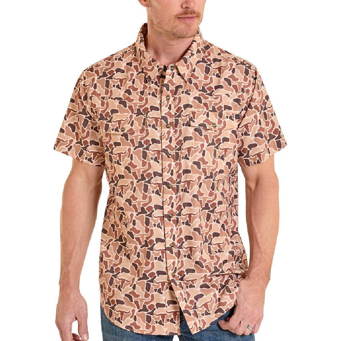 Rock & Roll Denim Men's Tek Western Camo Pearl Snap Shirt MEN - Clothing - Shirts - Short Sleeve Panhandle