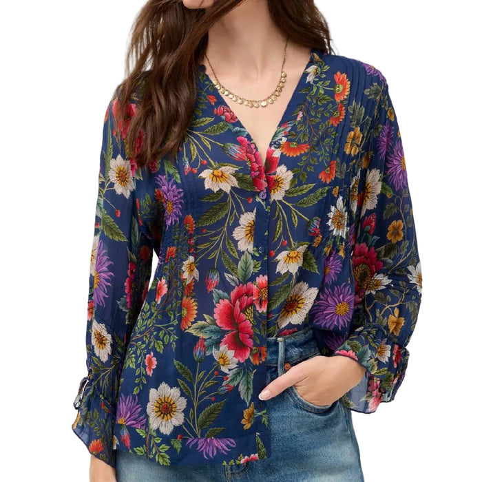 Johnny Was Darmis Lilla Blouse WOMEN - Clothing - Tops - Long Sleeved Johnny Was Collection