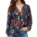 Johnny Was Darmis Lilla Blouse WOMEN - Clothing - Tops - Long Sleeved Johnny Was Collection
