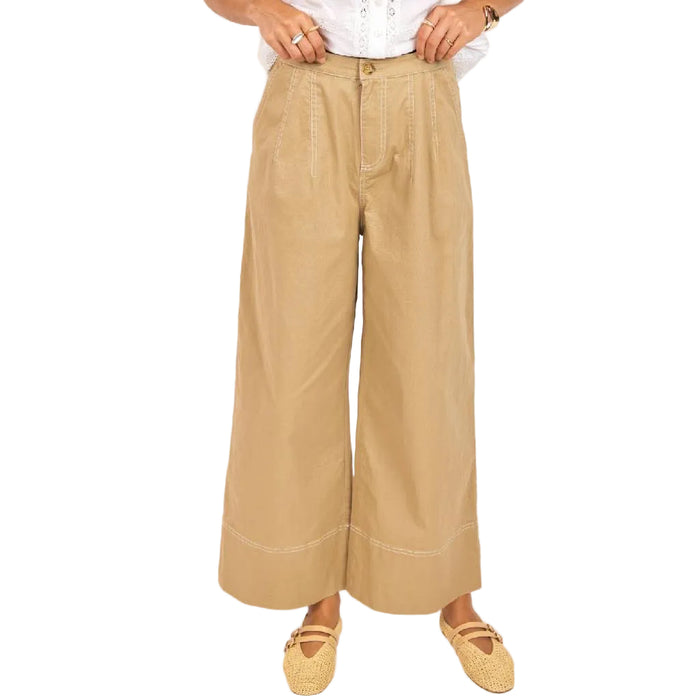 Sage The Label Seedling Khaki Ivory Pants WOMEN - Clothing - Pants & Leggings Sage The Label