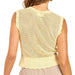 Sage The Label Dawn Sweater Pale Yellow Tank Top WOMEN - Clothing - Tops - Sleeveless Sage The Label