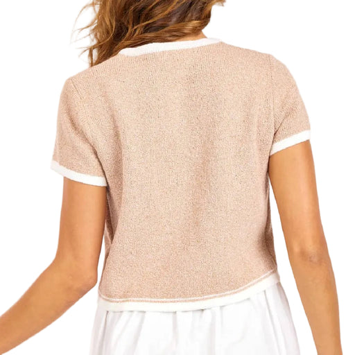Sage The Label Beige Ivory Dewy Cardigan WOMEN - Clothing - Tops - Short Sleeved Sage The Label