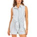 Sage The Label Flying Kite Blue Ivory Romper WOMEN - Clothing - Jumpsuits & Rompers Sage The Label
