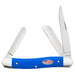 Case Royal Blue Synthetic Smooth Medium Stockman Knives W.R. Case