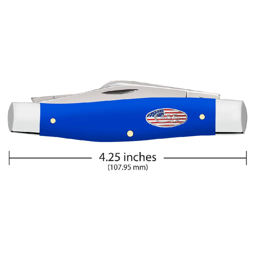 Case Royal Blue Synthetic Large Stockman Knives W.R. Case