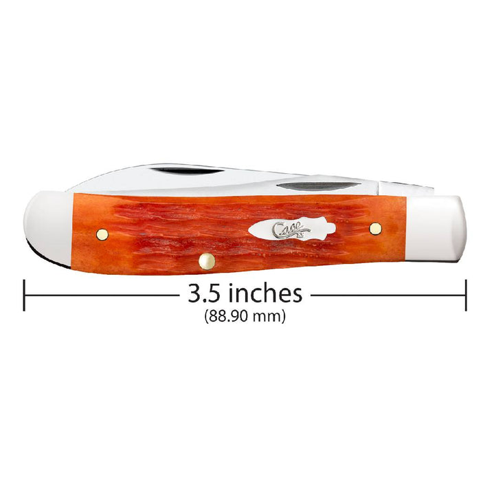 Case Tequila Sunrise Bone - Crandall Jig Mini Trapper Knives W.R. Case