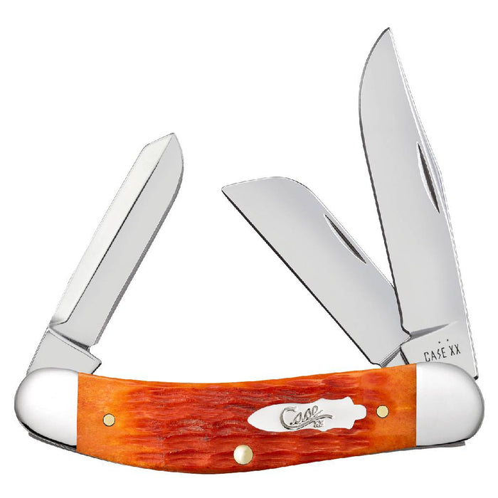 Case Tequila Sunrise Bone - Crandall Jig Sowbelly Knives W.R. Case