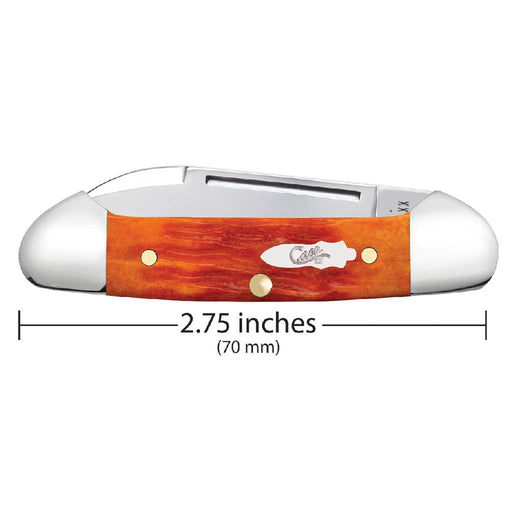 Case Tequila Sunrise Bone - Crandall Jig Baby Butterbean Knives W.R. Case