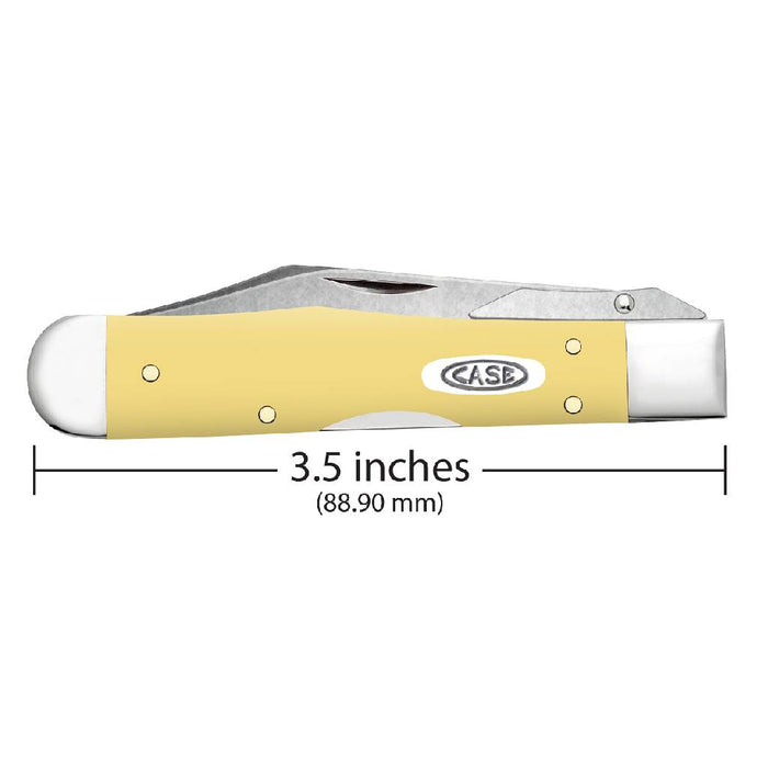 Case Yellow Synthetic SS - Smooth Cheetah Cub Knives W.R. Case