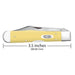 Case Yellow Synthetic SS - Smooth Cheetah Cub Knives W.R. Case