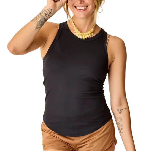 Carve Designs Lyra Rib Black Tank Top WOMEN - Clothing - Tops - Sleeveless Carve Designs