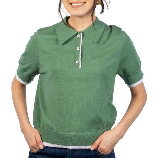 Jiya Pull Over Polo Top - Soft Spruce WOMEN - Clothing - Tops - Short Sleeved RD International