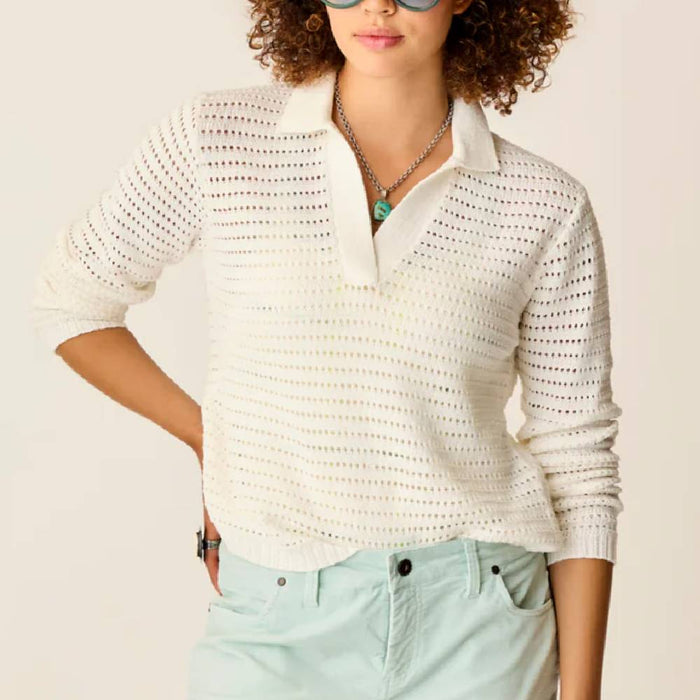 Carve Designs Morgan Cloud Polo Sweater WOMEN - Clothing - Sweaters & Cardigans Carve Designs