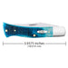 Case Caribbean Blue Bone - Sawcut Jig Case Axe Handle Knives W.R. Case