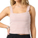 O'Neill Women's Vanessa Mini Stripe Misty Rose Tank Top WOMEN - Clothing - Tops - Sleeveless O'Neill