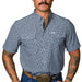 Ferrell Brand Men's Blue Colton Pearl Snap Shirt MEN - Clothing - Shirts - Short Sleeve Ferrell Brand