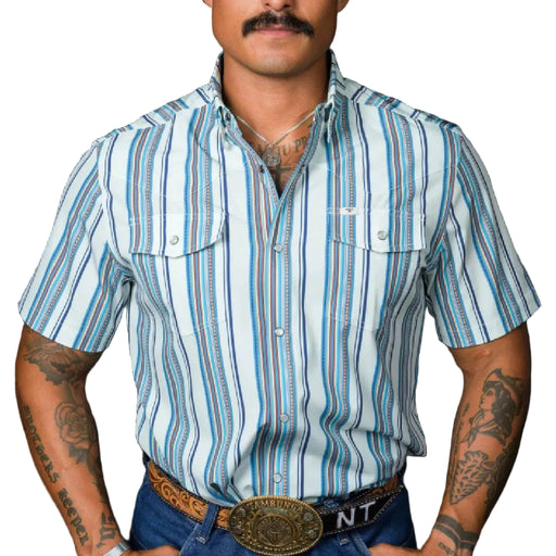 Ferrell Brand Men's James Pearl Snap Shirt MEN - Clothing - Shirts - Short Sleeve Ferrell Brand