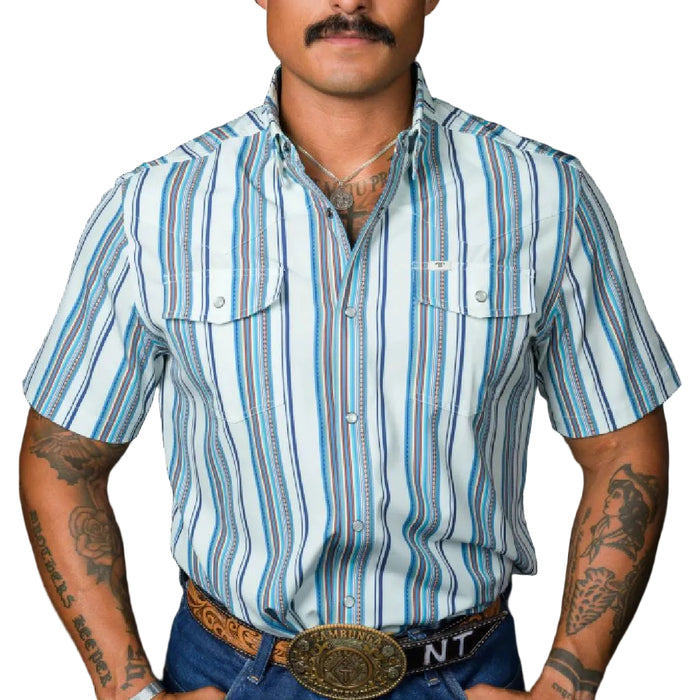 Ferrell Brand Men's James Pearl Snap Shirt MEN - Clothing - Shirts - Short Sleeve Ferrell Brand