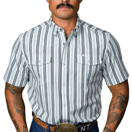 Ferrell Brand Men's Jake Pearl Snap Shirt MEN - Clothing - Shirts - Short Sleeve Ferrell Brand