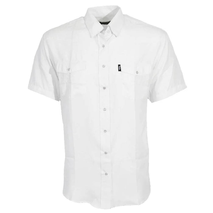 Hooey Men's Sol White Pearl Snap Shirt