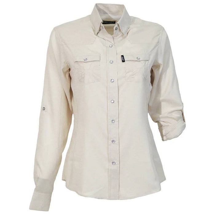Hooey Women's Sol Whitecap Grey Pearl Snap Shirt