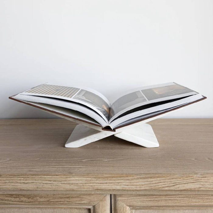 Marble Book Stand HOME & GIFTS - Home Decor - Decorative Accents Luxe B Co