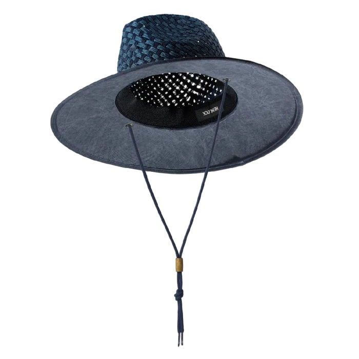 Hemlock Lana Lifeguard Straw Hat - Navy WOMEN - Accessories - Caps, Hats & Fedoras Hemlock Hat Co