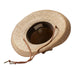Hemlock Elliott Gus Cowboy Straw Hat - Toast WOMEN - Accessories - Caps, Hats & Fedoras Hemlock Hat Co