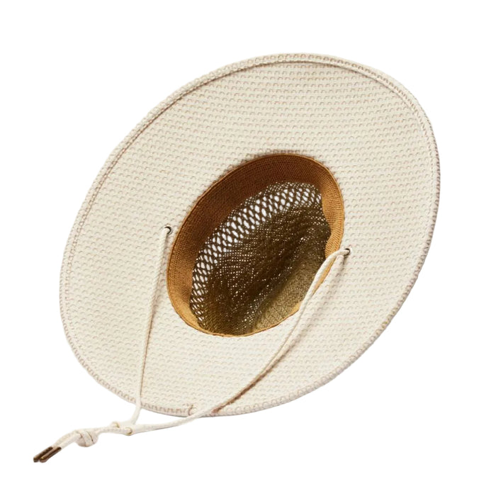 Hemlock UPF 50+ Lifeguard Straw Hat - Seedpearl WOMEN - Accessories - Caps, Hats & Fedoras Hemlock Hat Co