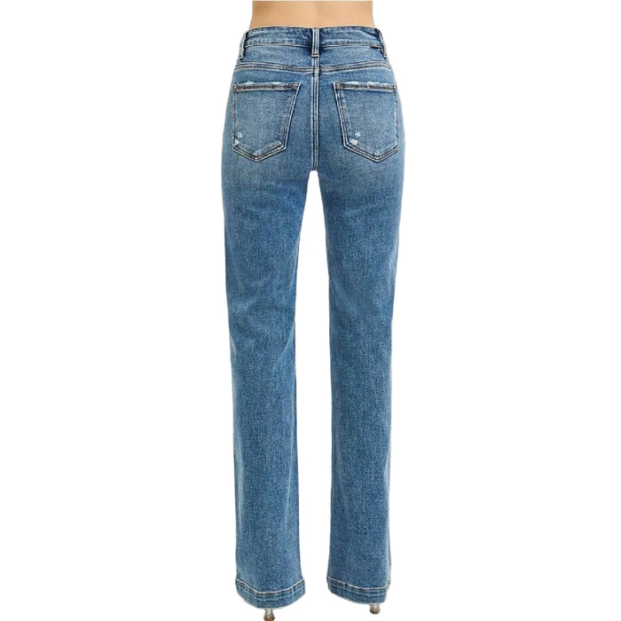 Risen High Rise Straight Leg Jean WOMEN - Clothing - Jeans Risen Jeans