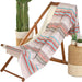 Rock & Roll Denim Microfiber Stripe Tan Towel HOME & GIFTS - Bath & Body - Towels Panhandle