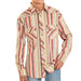 Rock & Roll Denim Boy's Vintage Stripe Brown Pearl Snap Shirt KIDS - Boys - Clothing - Shirts - Long Sleeve Shirts Panhandle