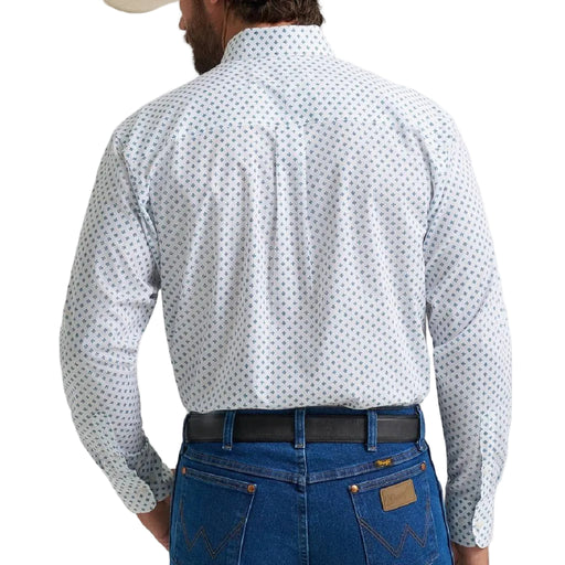 Wrangler Men's Classic Print Button Down Shirt MEN - Clothing - Shirts - Long Sleeve Wrangler