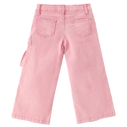 Girl's Denim Bow Pink Pants KIDS - Girls - Clothing - Pants Rylee Faith Designs