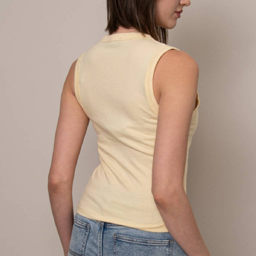 Maxim V Neck Tank Top - Banana WOMEN - Clothing - Tops - Sleeveless RD International