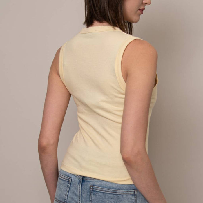 Maxim V Neck Tank Top - Banana WOMEN - Clothing - Tops - Sleeveless RD International